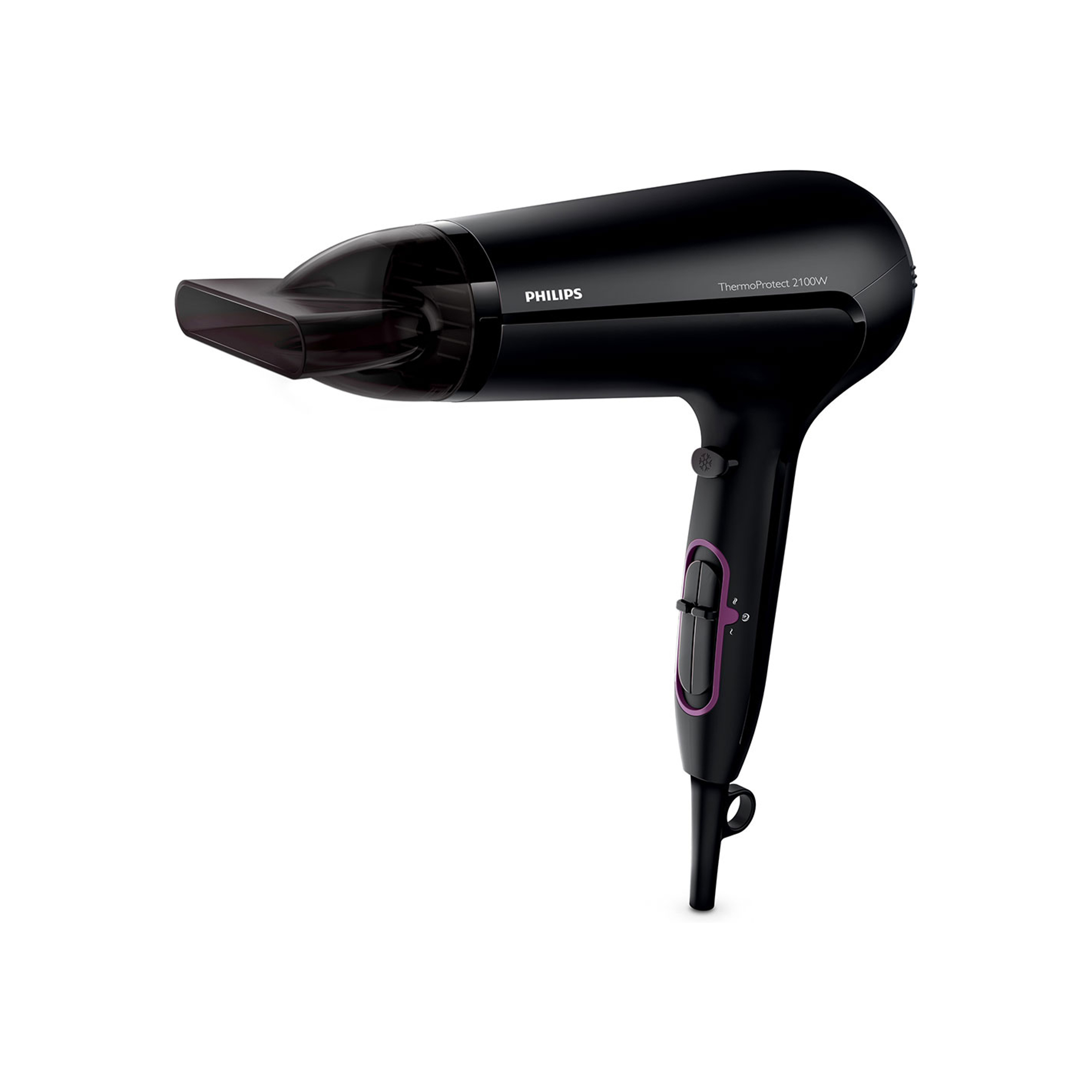 Philips 2100W ThermoProtect Hairdryer - Black